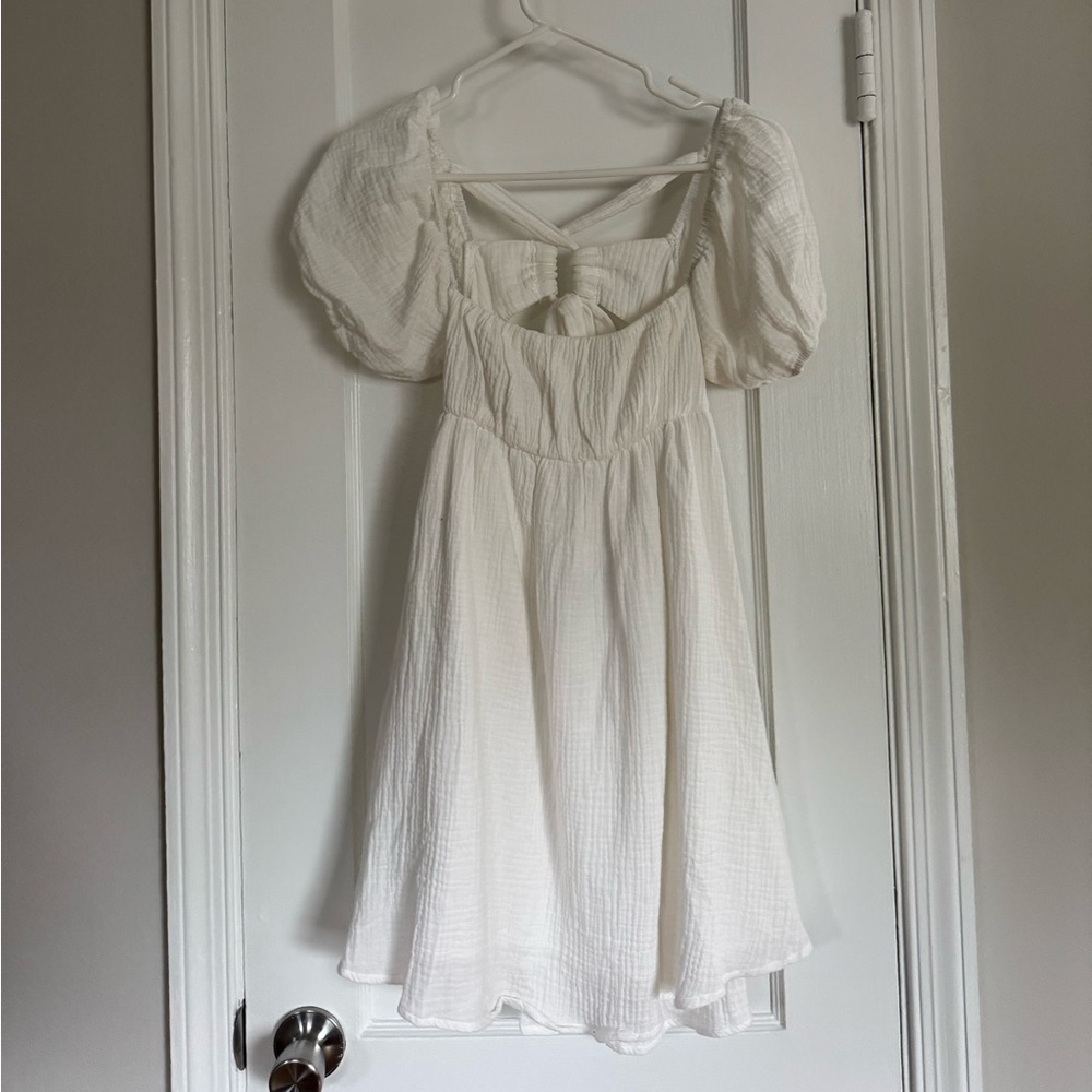 Princess Polly Let’s Dance White Mini Dress - Size 2